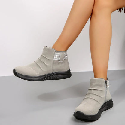 Women’s Thick-Soled Suede Martin Boots