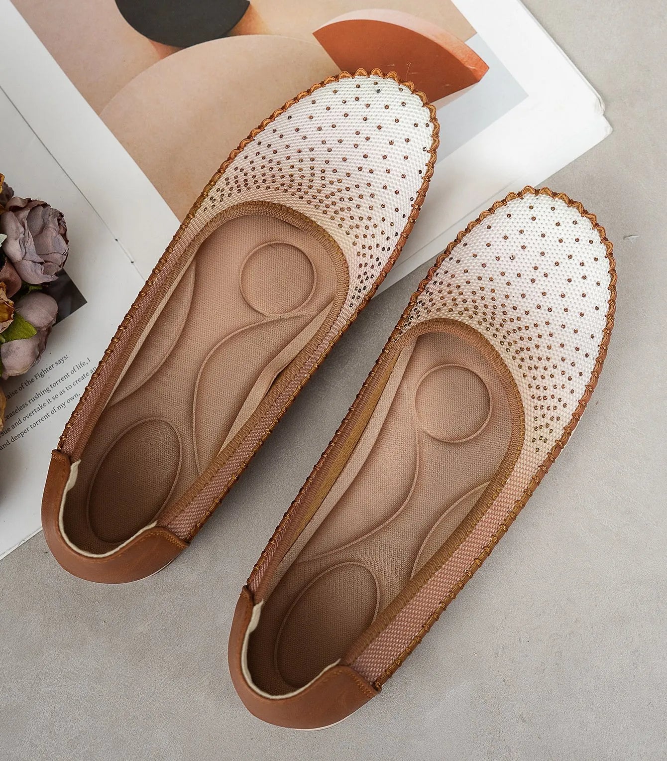 Women’s Breathable Cushioned Flat Loafers