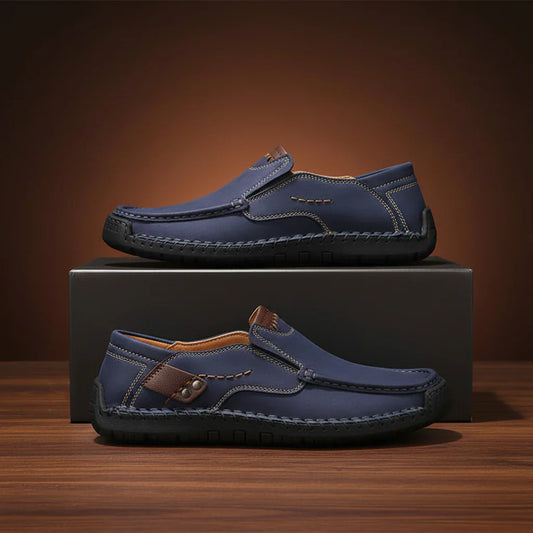Men’s Contrast Stitch Loafers