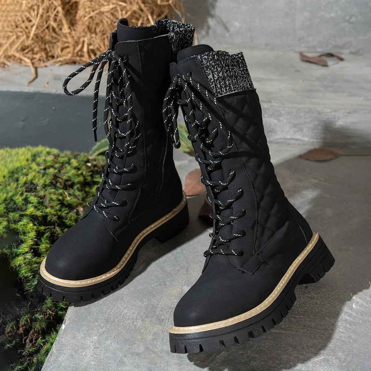 Women's Waterproof Cosy Faux Fur-Lined Winter Boots
