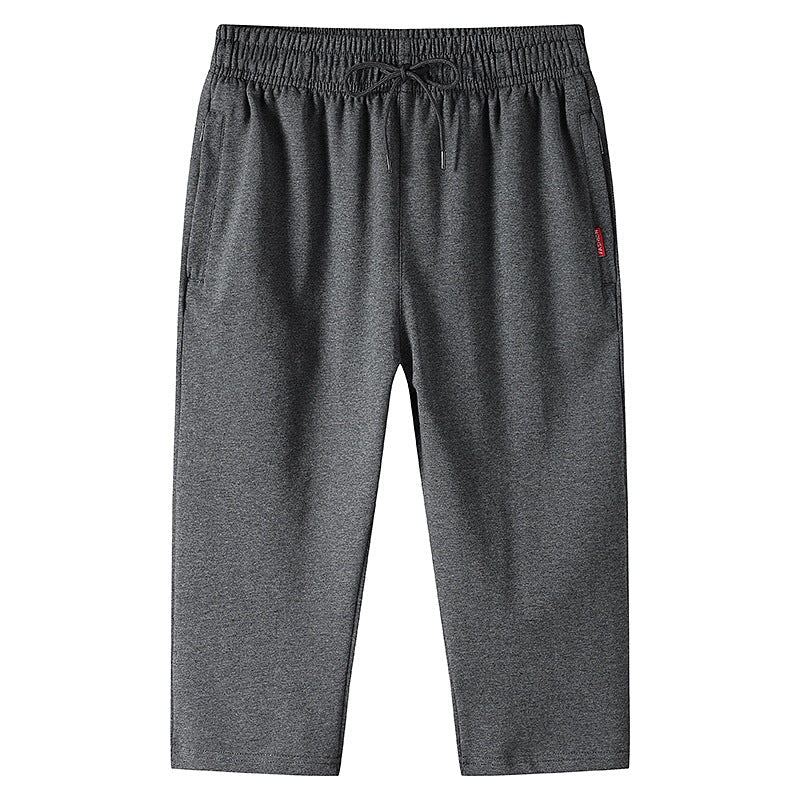 Men’s Drawstring Cropped Jogger Trousers