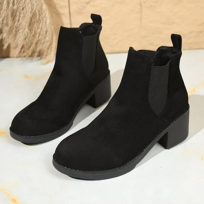 Women’s Chelsea Block-Heel Ankle Boots