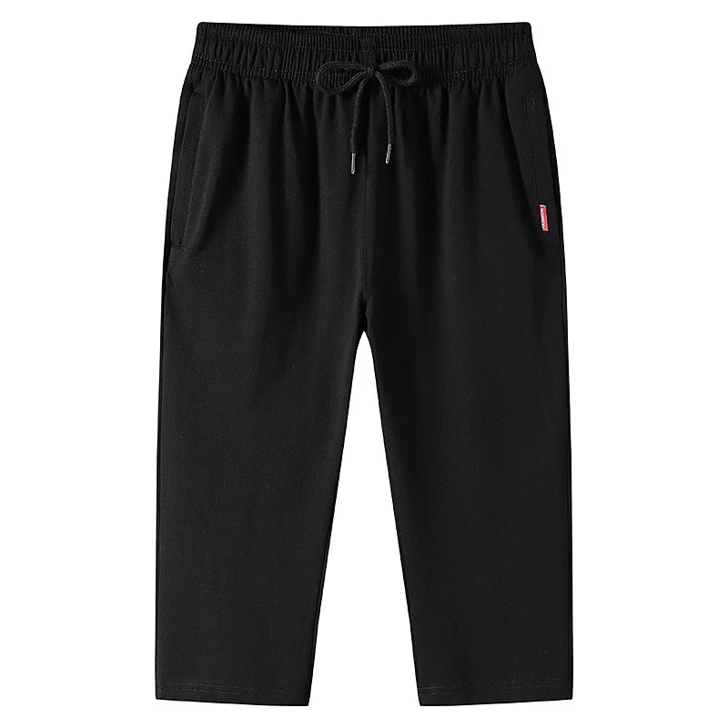 Men’s Drawstring Cropped Jogger Trousers