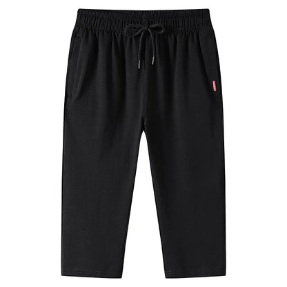 Men’s Drawstring Cropped Jogger Trousers