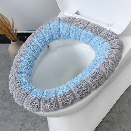 Cosy Plush Toilet Seat Cover with Stretch Fit