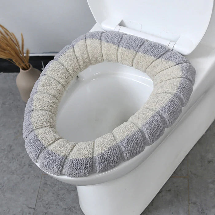 Cosy Plush Toilet Seat Cover with Stretch Fit