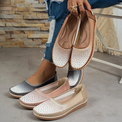 Women’s Breathable Cushioned Flat Loafers