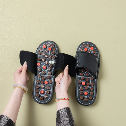 Men's Textured Footbed Slide Sandals