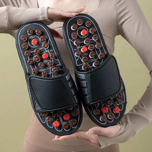 Men's Textured Footbed Slide Sandals