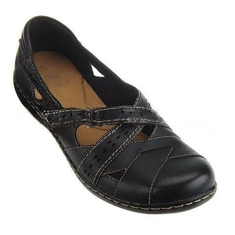 Women's Cutout Slip On Flat Shoes