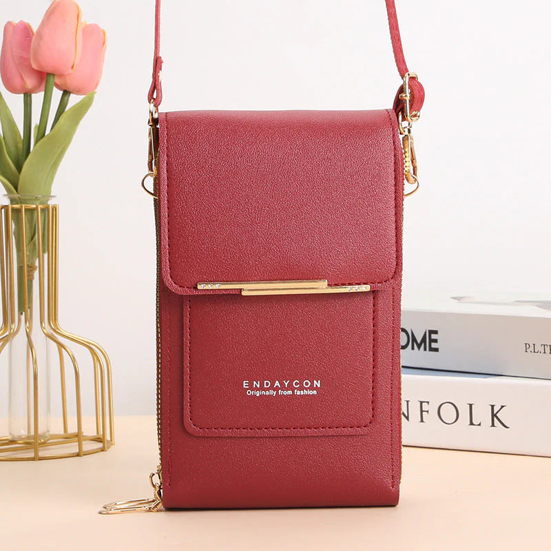Women’s Touch Screen Phone Crossbody Messenger Bag