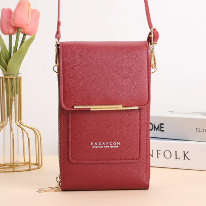 Women’s Touch Screen Phone Crossbody Messenger Bag