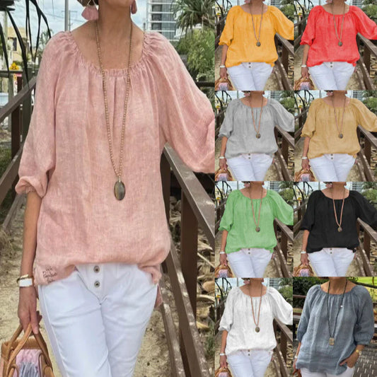 New Casual Tops in Cotton and Linen