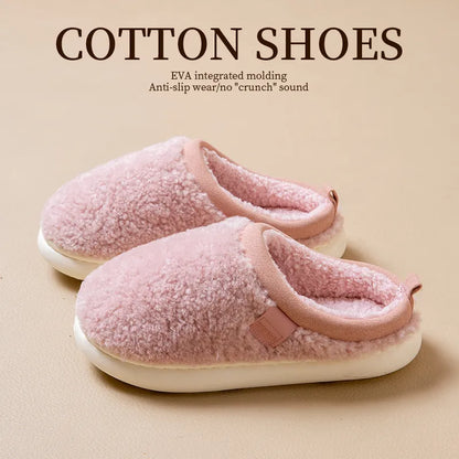 Cosy Sherpa Fleece Slip-On Slippers