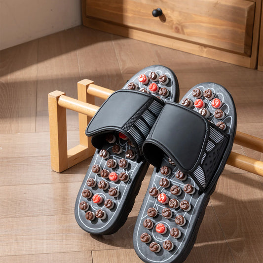 Men's Textured Footbed Slide Sandals