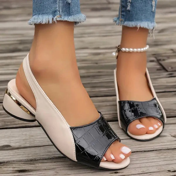 Women’s Croc-Embossed Slingback Comfort Slip-Ons