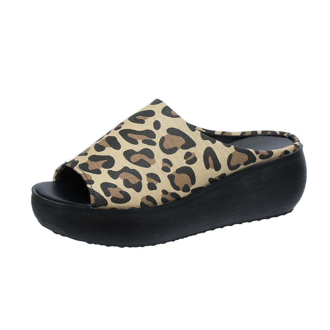 Women's Platform Wedge Slides