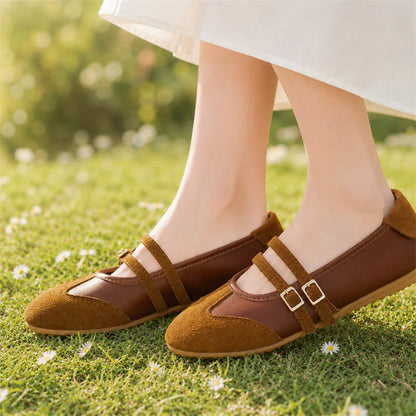 Women’s Double-Strap Mary Jane Flats