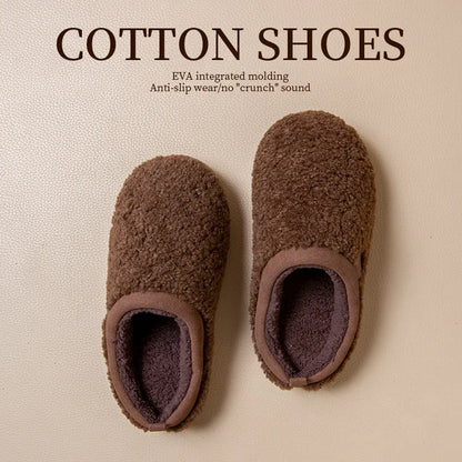 Cosy Sherpa Fleece Slip-On Slippers
