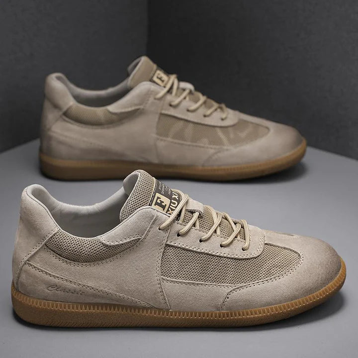 Men’s Retro Suede Mesh Trainers