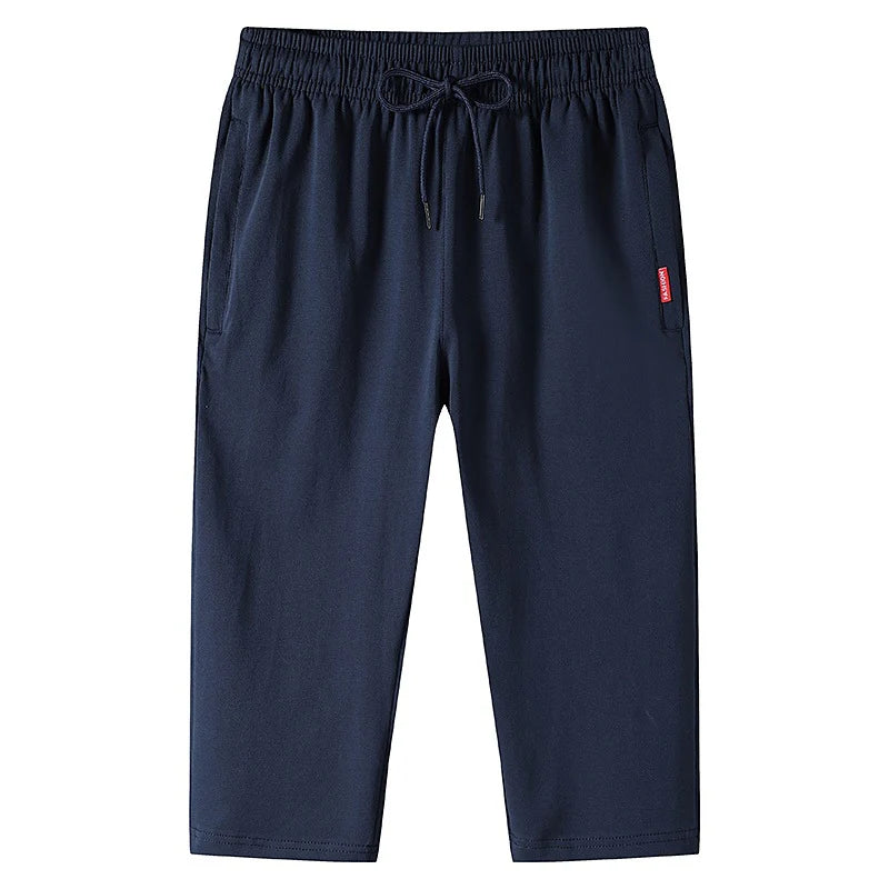Men’s Drawstring Cropped Jogger Trousers