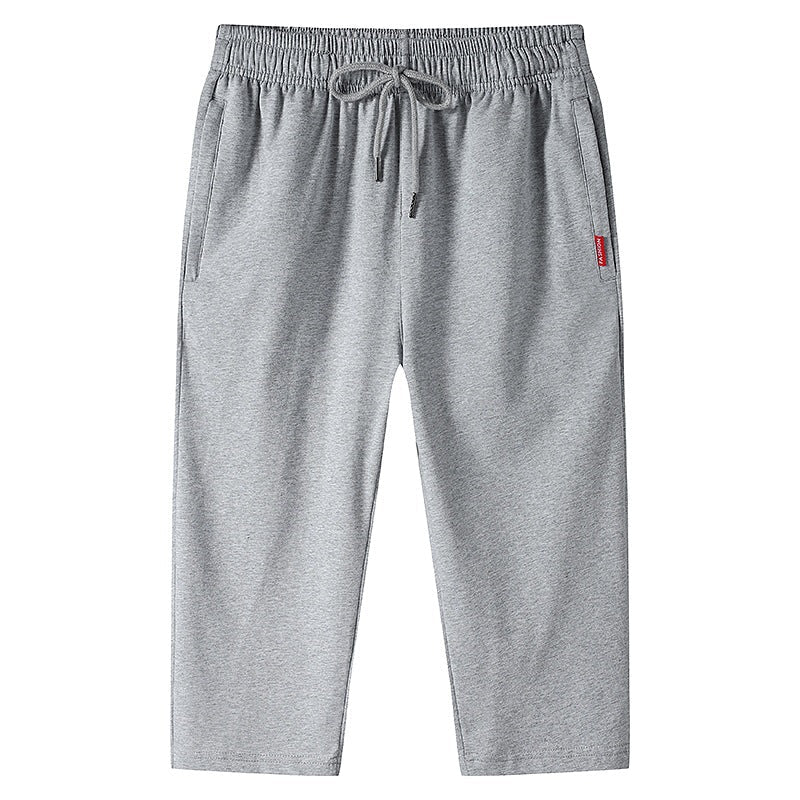 Men’s Drawstring Cropped Jogger Trousers