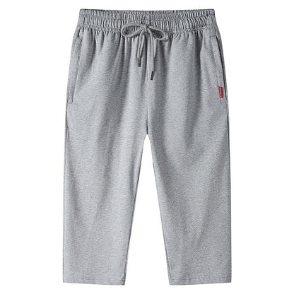 Men’s Drawstring Cropped Jogger Trousers