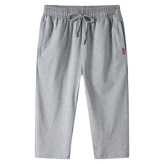 Men’s Drawstring Cropped Jogger Trousers