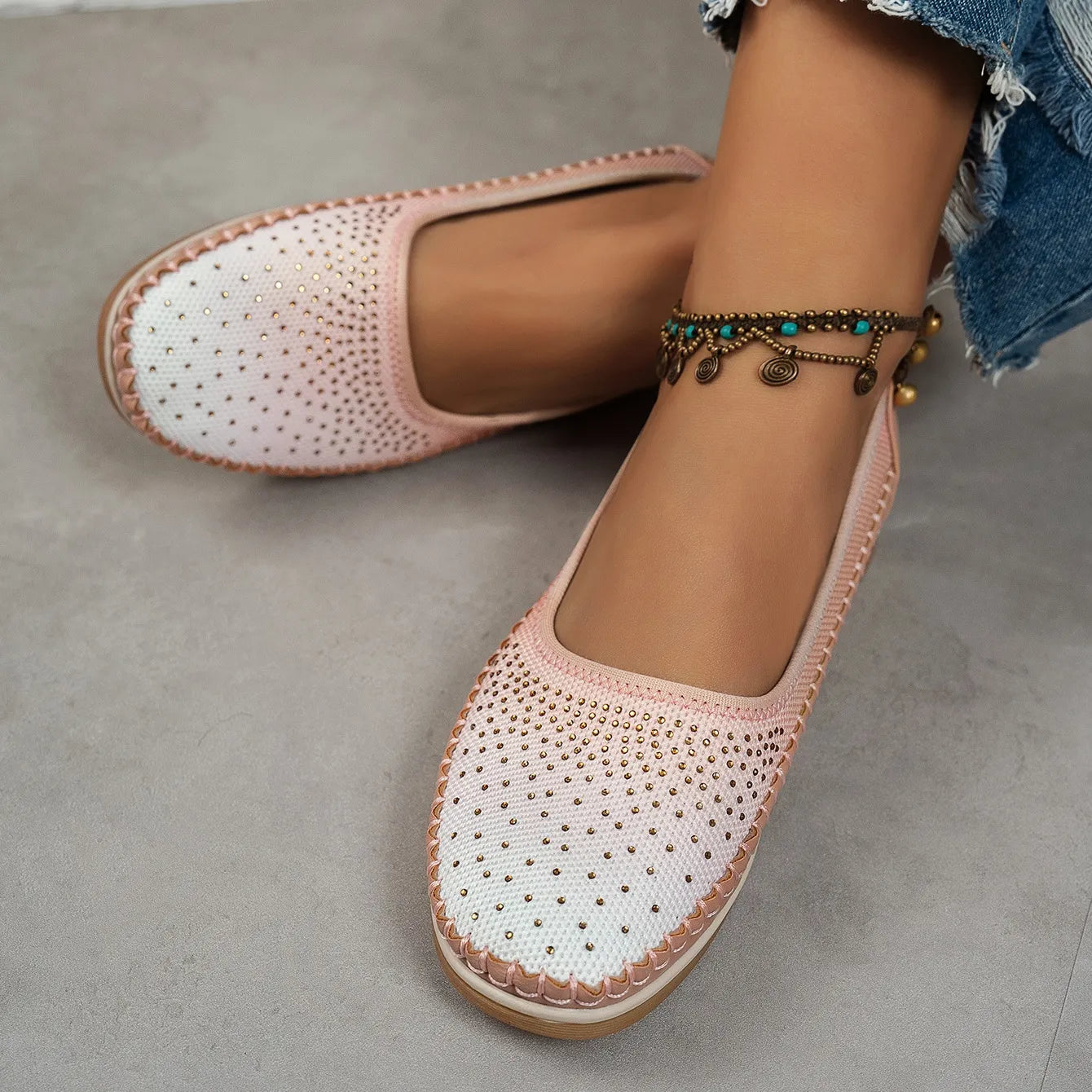 Women’s Breathable Cushioned Flat Loafers