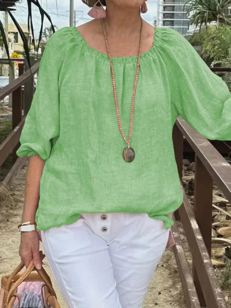 New Casual Tops in Cotton and Linen
