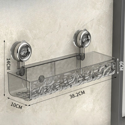 Corner Suction Bathroom Storage Shelf