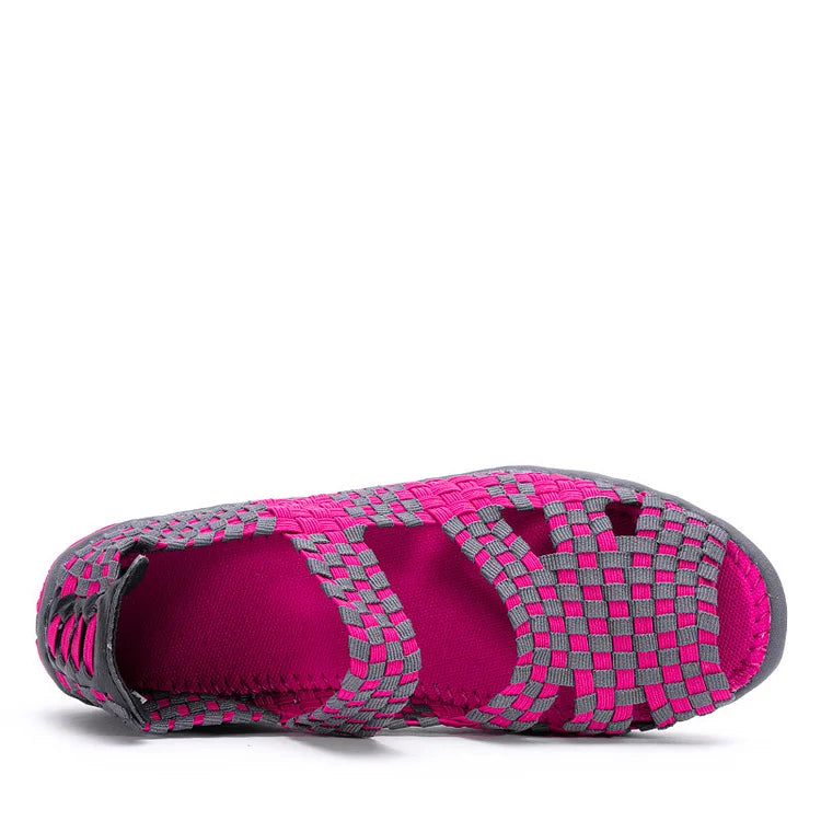 New Handmade Elastic Woven Shoes