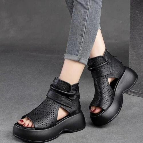 Latest women's soft faux leather sandals