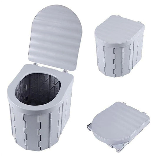 Foldable Portable Travel Toilet with Odour Neutraliser Kit