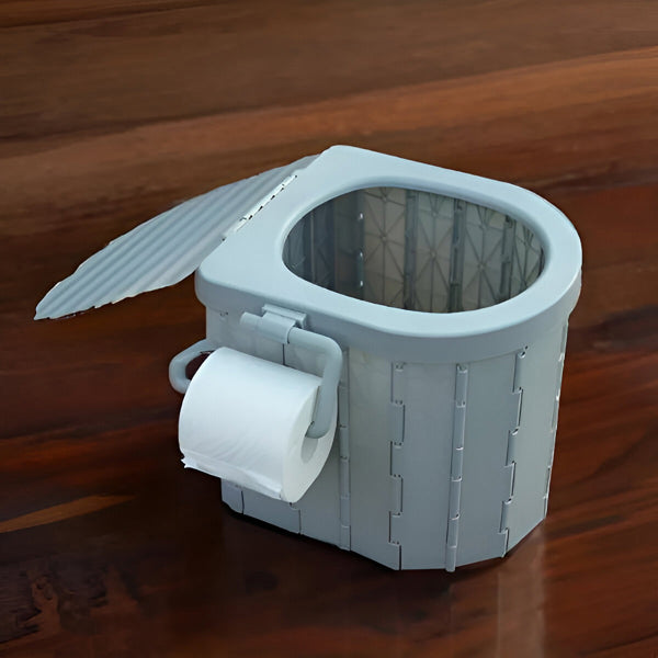 Foldable Portable Travel Toilet with Odour Neutraliser Kit
