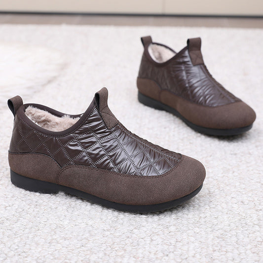 Women's Comfortable Leather-Look Soft Sole Autumn/Winter Shoes