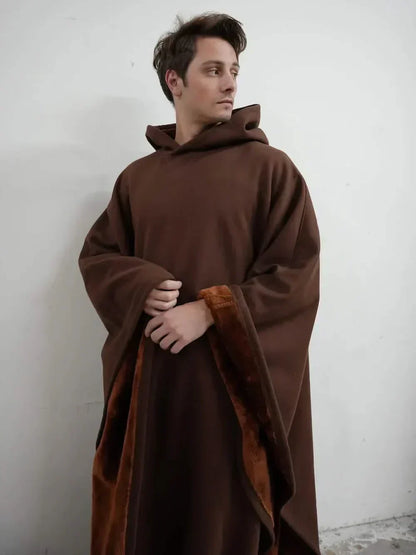 Hooded Fleece Lined Blanket Cape