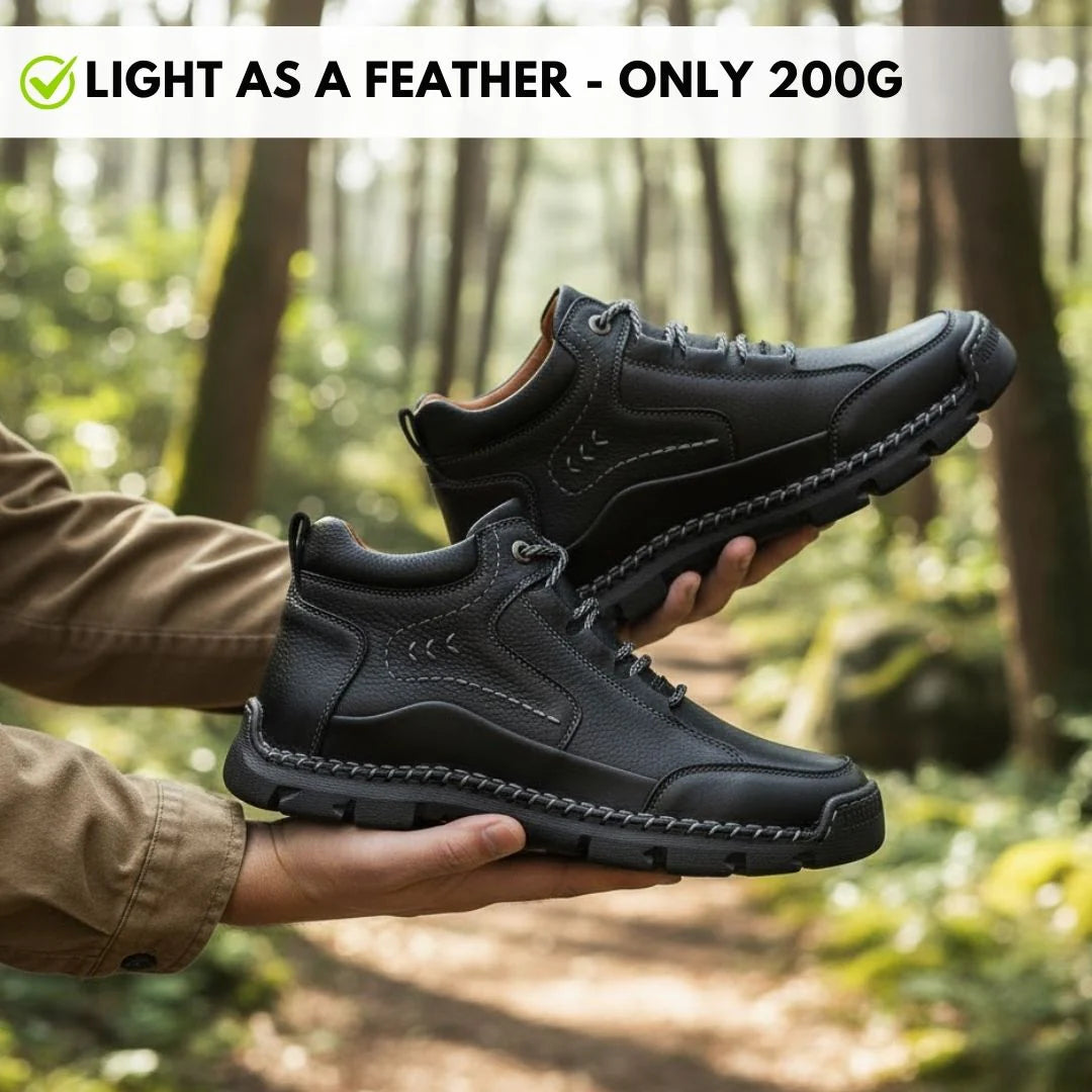 Men’s Insulated Winter Leather-Look Boots