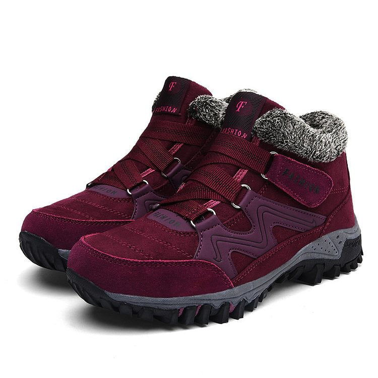 Women's Winter Villi Leather-Look Platform Boots