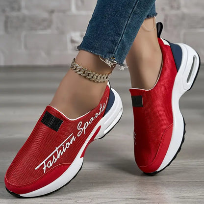 Women's Breathable Mesh Slip-On Sneakers