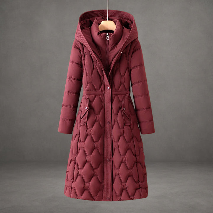 Women’s Longline Hooded Down Winter Coat
