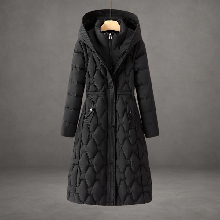 Women’s Longline Hooded Down Winter Coat