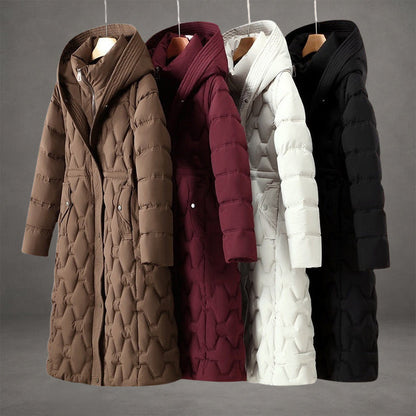 Women’s Longline Hooded Down Winter Coat