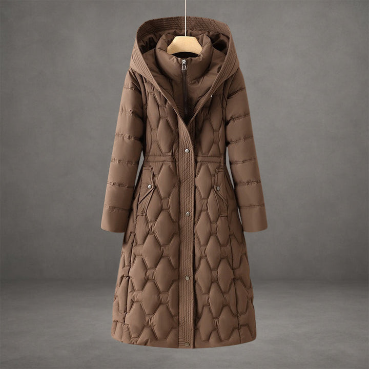 Women’s Longline Hooded Down Winter Coat