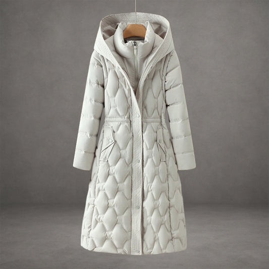 Women’s Longline Hooded Down Winter Coat