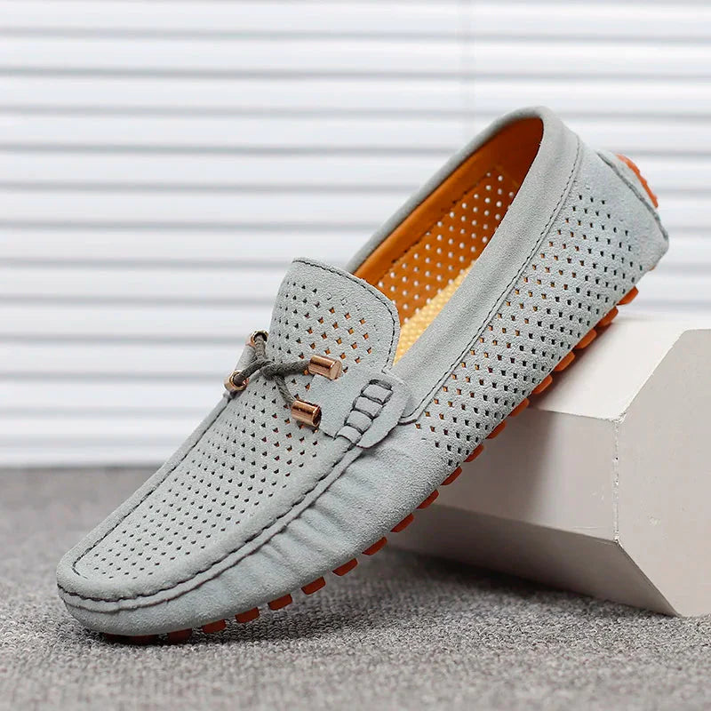 Breathable Slip-On Driving Loafers for Men