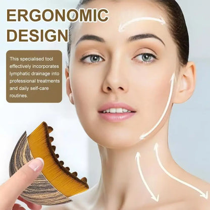 Ergonomic Face Sculpting Massage Brush