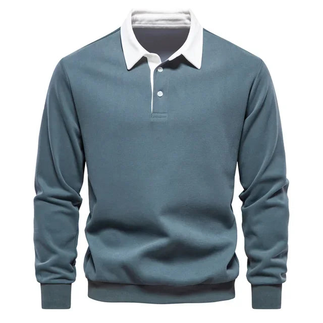 Men’s Classic Cotton-Blend Everyday Polo Shirt