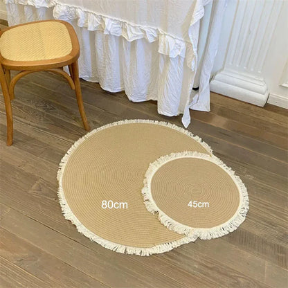 Round Woven Sisal Cat Scratch and Rest Mat