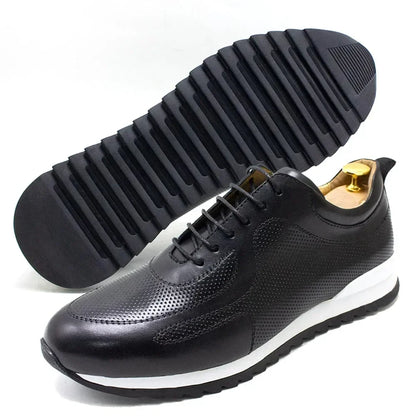 Men’s Italian-Leather Everyday Comfort Trainers